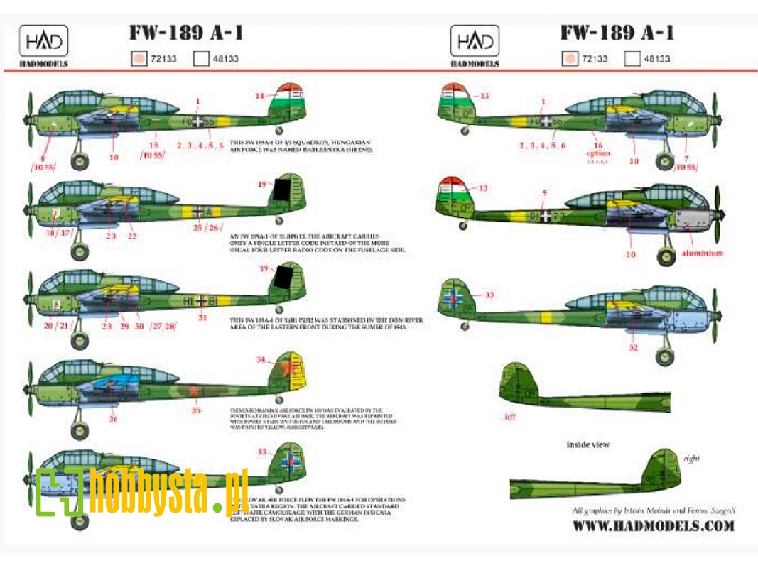 Fw-189 A-1 - zdjęcie 1 Fw-189 A-1 - zdjęcie 1