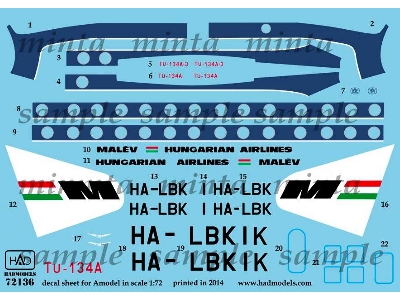 Tu-134a MalĂ©v - zdjÄ™cie 1