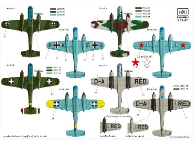 Dornier Do-215 B/ Do-17 S Hungarian, Russian, German - zdjęcie 4