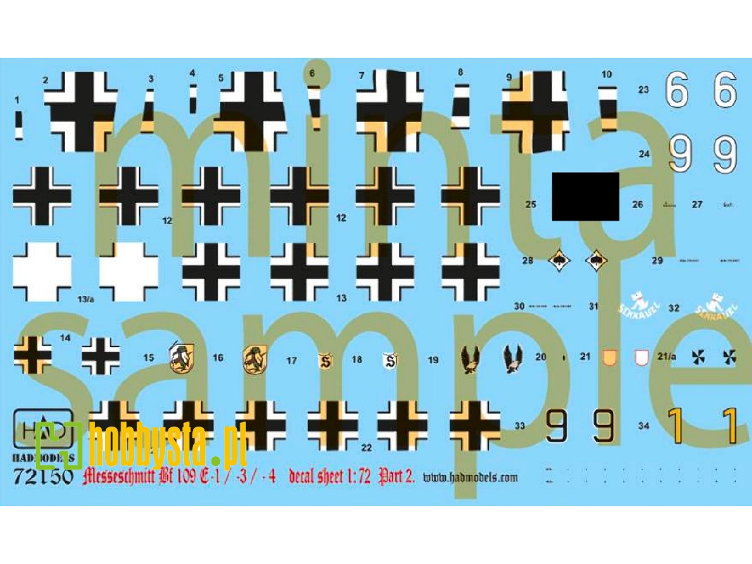 Me Bf 109 E 1/ 3/ 4 Part 2 White 9, White 6, Black 9 Schnauzl, Yellow 1 - zdjęcie 1 Me Bf 109 E 1/ 3/ 4 Part 2 White 9, White 6, Black 9 Schnauzl, Yellow 1 - zdjęcie 1