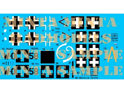 Messerschmitt Bf 109 G-14 W0+58 Black 1 2+i - zdjęcie 1