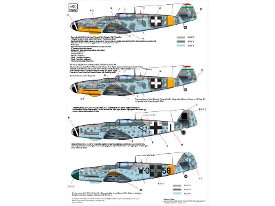 Messerschmitt Bf 109 G-14 W0+58 Black 1 2+i - zdjęcie 2