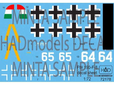 Fw 190 F-8 64 Ăˇgi ; 65 "pĂ¶ttĂ¶m - zdjÄ™cie 1