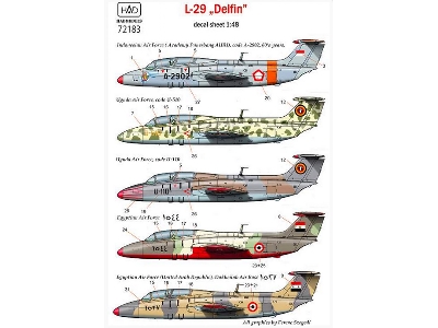 L-29 Egypt Air Force, Uganda Air Force, United Arab Air Force/ Egypt/ Indonesian Air Force - zdjęcie 2