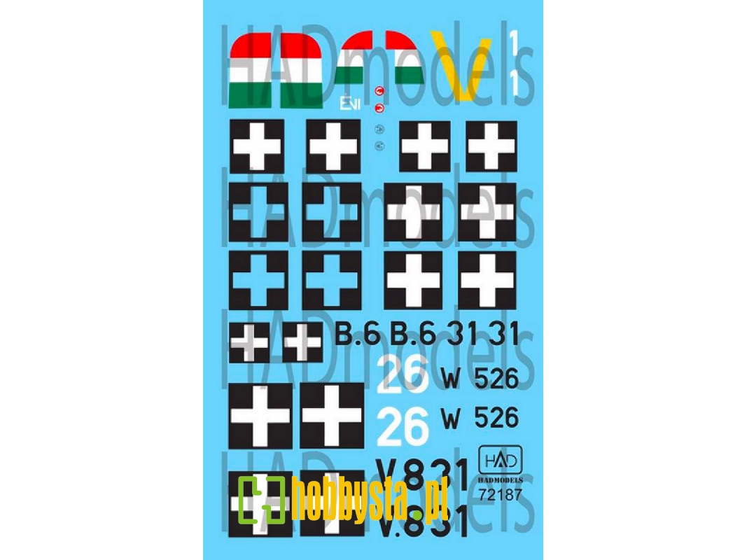 Bf 109 G-6, Ju-87 D-5, Fw 190 F-8 Hungarian Planes - zdjęcie 1 Bf 109 G-6, Ju-87 D-5, Fw 190 F-8 Hungarian Planes - zdjęcie 1