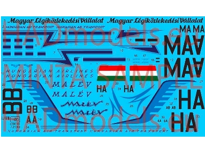 Il-14m Hungarina Air Liner / Air Transport - zdjęcie 1