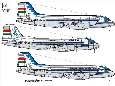 Il-14m Hungarina Air Liner / Air Transport - zdjęcie 3