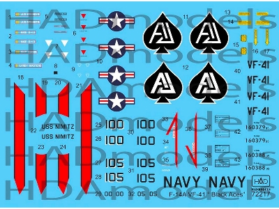 F-14a Black Aces/ Uss Nimitz - zdjęcie 1