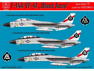 F-14a Black Aces/ Uss Nimitz - zdjęcie 2