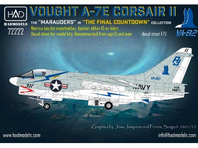 A-7e Corsair Va-82 Marauders "final Countdown" Collection - zdjęcie 1