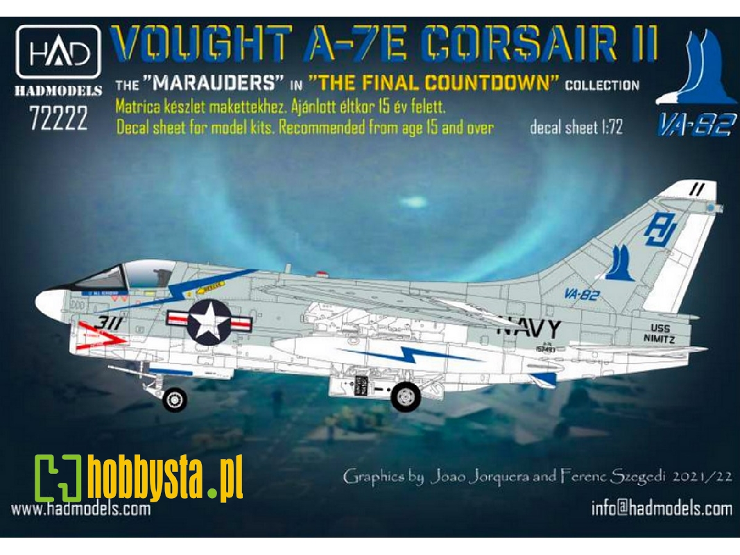 A-7e Corsair Va-82 Marauders "final Countdown" Collection - zdjęcie 1 A-7e Corsair Va-82 Marauders "final Countdown" Collection - zdjęcie 1