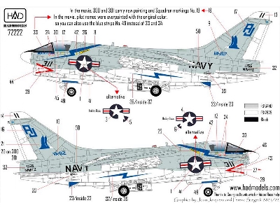 A-7e Corsair Va-82 Marauders "final Countdown" Collection - zdjęcie 4
