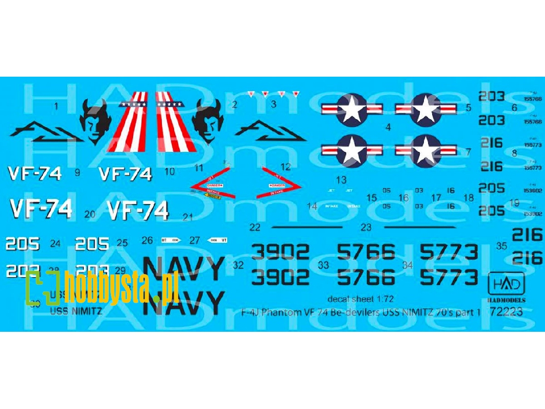 F-4j Phantom Vf 74 Be-devilers Uss Nimitz 70's Part 1 - zdjęcie 1 F-4j Phantom Vf 74 Be-devilers Uss Nimitz 70's Part 1 - zdjęcie 1