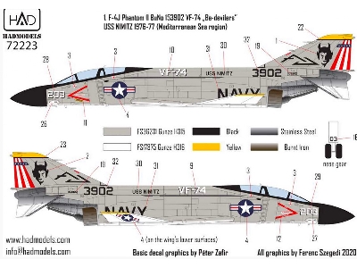 F-4j Phantom Vf 74 Be-devilers Uss Nimitz 70's Part 1 - zdjęcie 5