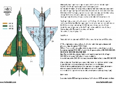 Mig-21 Mf 9309 "dongo" Squadron With Star National Insignias - zdjęcie 2