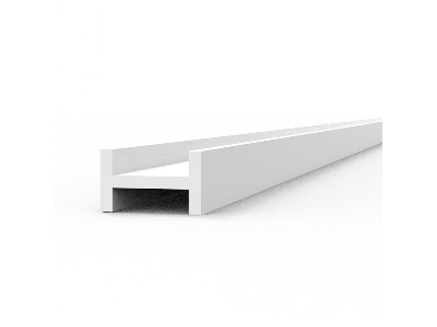 Beam I Shape 2.50 X 1.50 X 350mm - Styrene (1 Piece) - zdjęcie 1