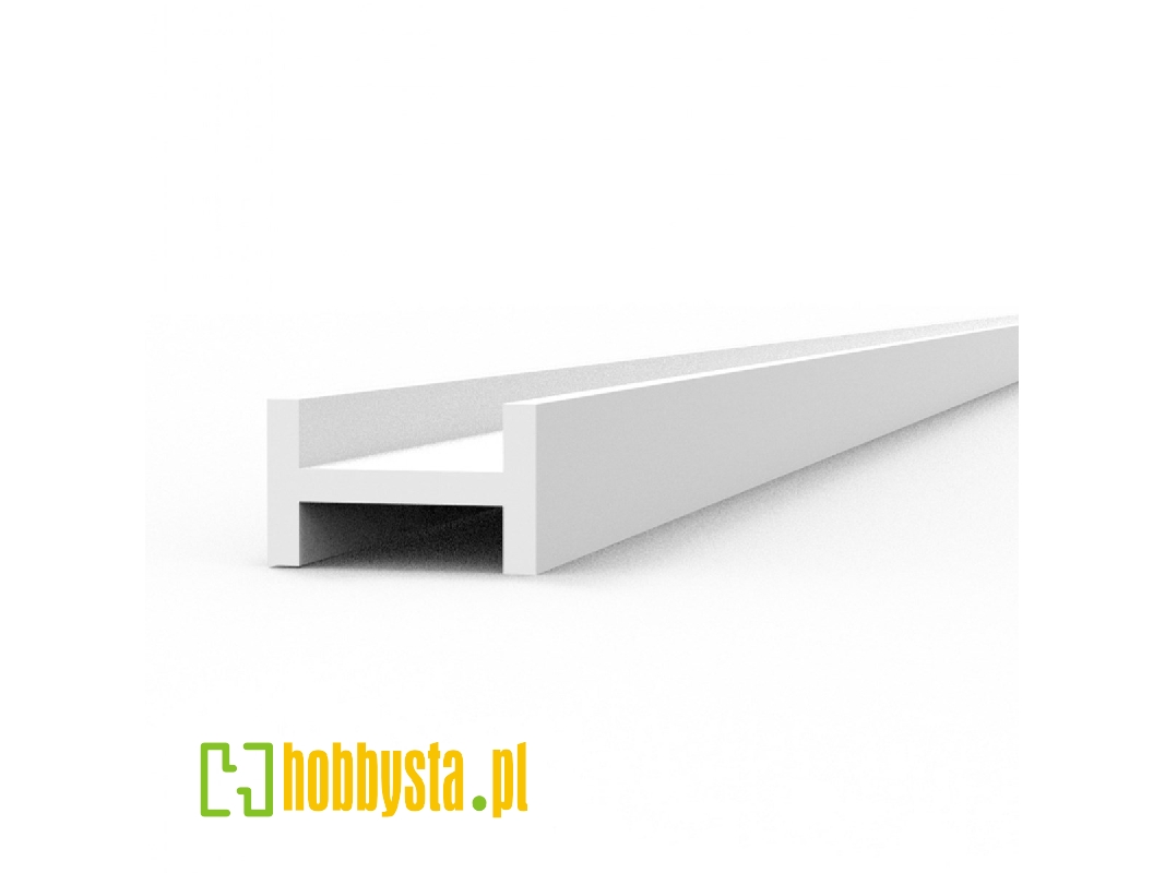 Beam I Shape 2.50 X 1.50 X 350mm - Styrene (1 Piece) - zdjęcie 1