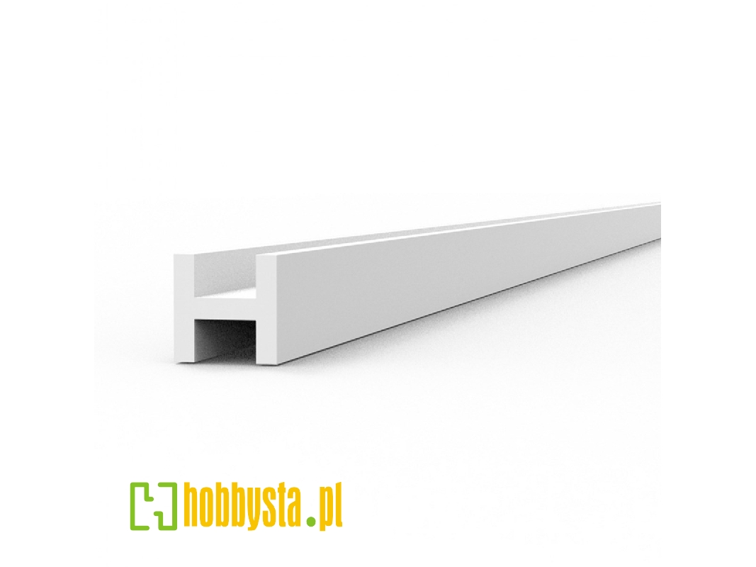 Beam H Shape 1.50 X 1.50 X 350mm - Styrene - zdjęcie 1 Beam H Shape 1.50 X 1.50 X 350mm - Styrene - zdjęcie 1
