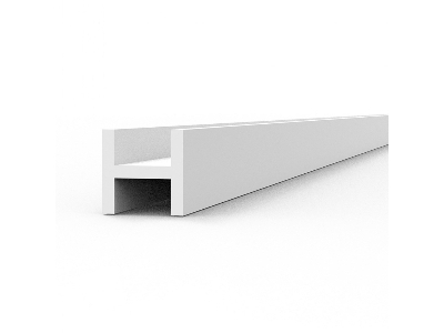 Beam H Shape 2.00 X 2.00 X 350mm - Styrene (1 Piece) - zdjęcie 1