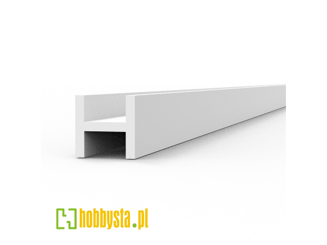 Beam H Shape 2.00 X 2.00 X 350mm - Styrene (1 Piece) - zdjęcie 1 Beam H Shape 2.00 X 2.00 X 350mm - Styrene (1 Piece) - zdjęcie 1