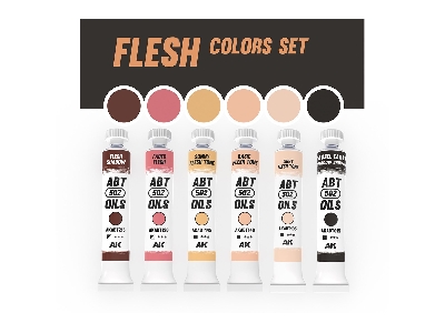 Akabt301 Flesh Colors Set - zdjęcie 2