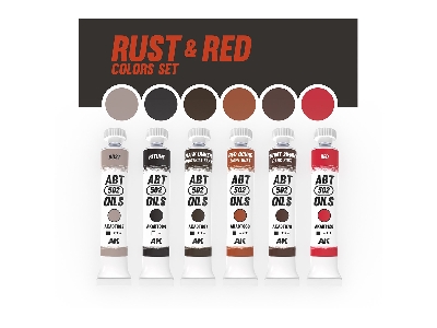 Akabt304 Rust And Red Colors Set - zdjęcie 2