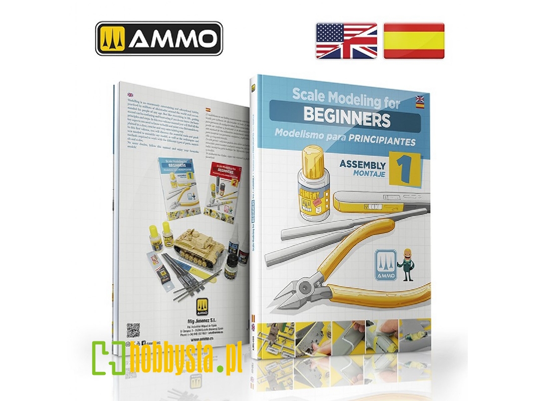 Scale Modeling For Beginners Vol. 1 - Assembly (English And Spanish) - zdjęcie 1 Scale Modeling For Beginners Vol. 1 - Assembly (English And Spanish) - zdjęcie 1