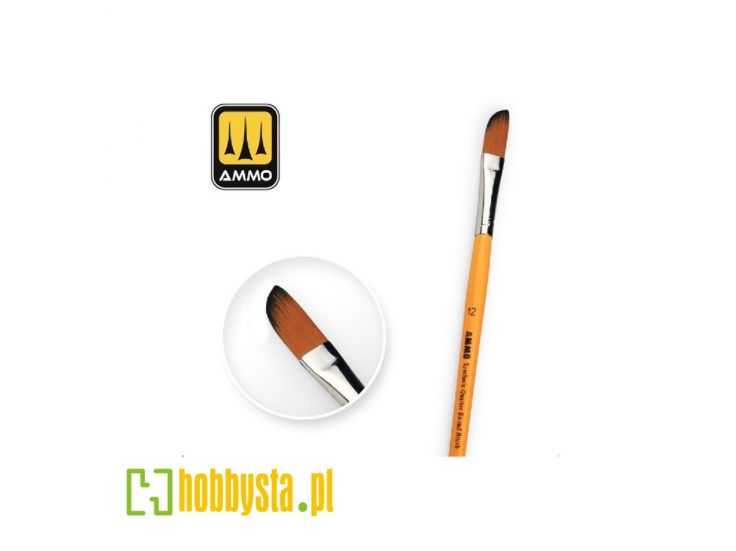 Synthetic Quarter Round Brush N&#186;12 - zdjęcie 1
