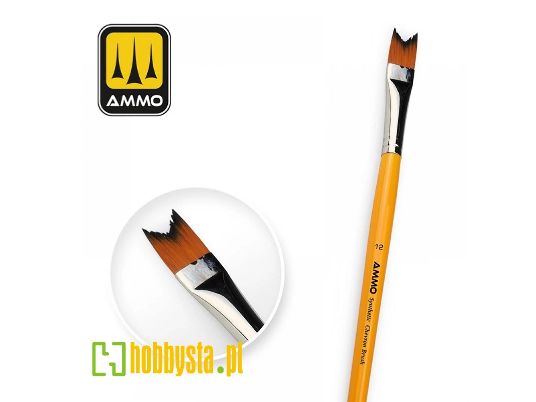 Synthetic Chevron Brush Nº 12 - zdjęcie 1 Synthetic Chevron Brush Nº 12 - zdjęcie 1