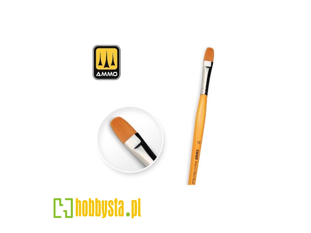 Synthetic Filbert Brush Nº10 With T-handle - zdjęcie 1 Synthetic Filbert Brush Nº10 With T-handle - zdjęcie 1