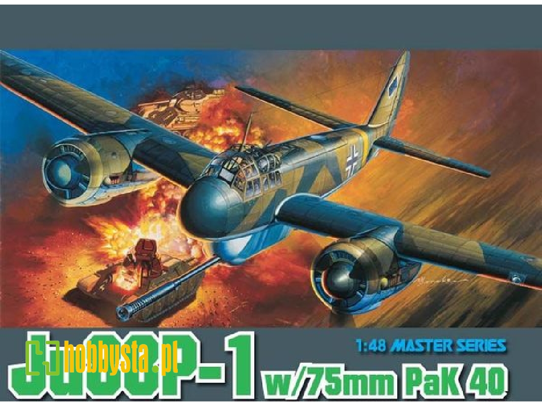 Ju88P-1 w/75mm PaK 40 - zdjęcie 1 Ju88P-1 w/75mm PaK 40 - zdjęcie 1