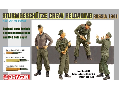 Figurki Sturmgeschutze crew - zdjęcie 2