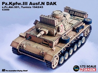 Pz.Kpfw.Iii Ausf.N - Dak S.Pz.Abt.501 Tunisia 1942/1943 - zdjęcie 4