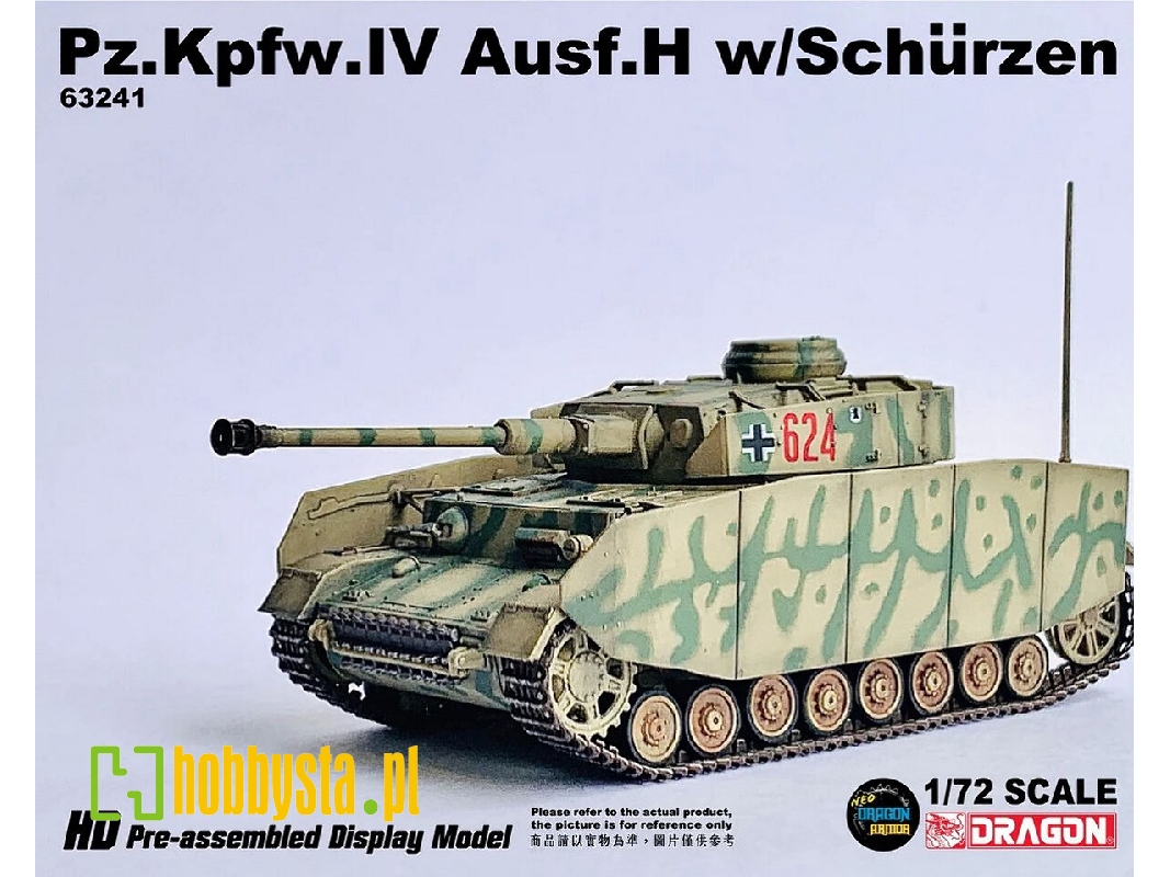 Pz.Kpfw. Iv Ausf. H With Schürzen - 3rd Pz.Div, Ukraine 1943 - zdjęcie 1 Pz.Kpfw. Iv Ausf. H With Schürzen - 3rd Pz.Div, Ukraine 1943 - zdjęcie 1