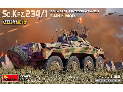 Sd.Kfz.234/1 Schwerer Panzerspahwagen. Early Mod. Interior Kit - zdjęcie 1