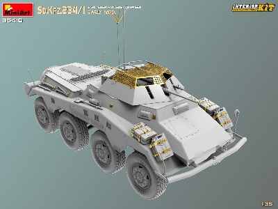 Sd.Kfz.234/1 Schwerer Panzerspahwagen. Early Mod. Interior Kit - zdjęcie 3