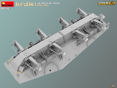 Sd.Kfz.234/1 Schwerer Panzerspahwagen. Early Mod. Interior Kit - zdjęcie 9