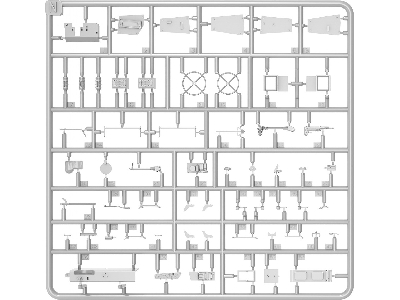 Sd.Kfz.234/1 Schwerer Panzerspahwagen. Early Mod. Interior Kit - zdjęcie 19