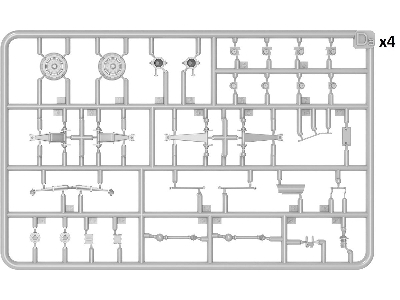 Sd.Kfz.234/1 Schwerer Panzerspahwagen. Early Mod. Interior Kit - zdjęcie 23