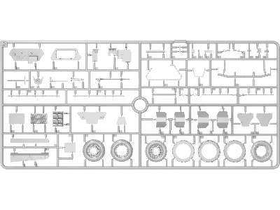 Sd.Kfz.234/1 Schwerer Panzerspahwagen. Early Mod. Interior Kit - zdjęcie 27
