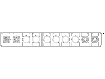 Sd.Kfz.234/1 Schwerer Panzerspahwagen. Early Mod. Interior Kit - zdjęcie 32