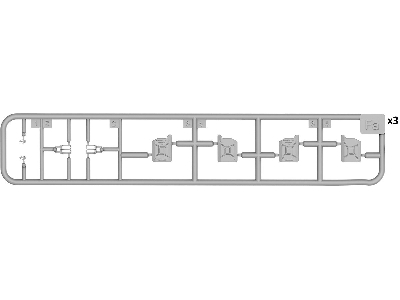 Sd.Kfz.234/1 Schwerer Panzerspahwagen. Early Mod. Interior Kit - zdjęcie 33