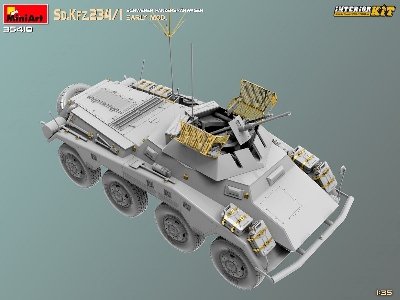 Sd.Kfz.234/1 Schwerer Panzerspahwagen. Early Mod. Interior Kit - zdjęcie 37