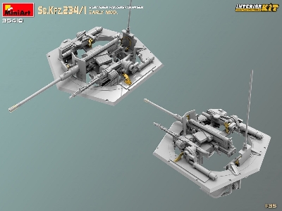 Sd.Kfz.234/1 Schwerer Panzerspahwagen. Early Mod. Interior Kit - zdjęcie 40