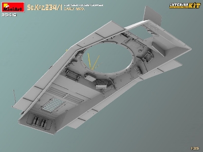 Sd.Kfz.234/1 Schwerer Panzerspahwagen. Early Mod. Interior Kit - zdjęcie 43