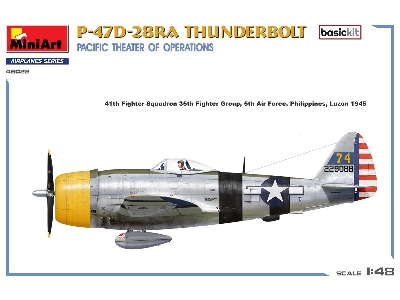 P-47d-28ra Thunderbolt. Pacific Theater Of Operations. Basic Kit - zdjęcie 2
