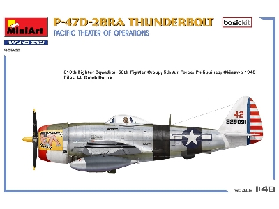 P-47d-28ra Thunderbolt. Pacific Theater Of Operations. Basic Kit - zdjęcie 4