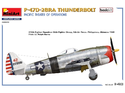 P-47d-28ra Thunderbolt. Pacific Theater Of Operations. Basic Kit - zdjęcie 23