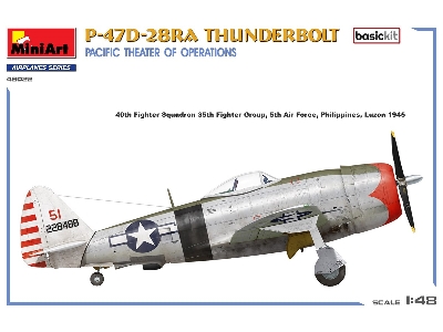 P-47d-28ra Thunderbolt. Pacific Theater Of Operations. Basic Kit - zdjęcie 24