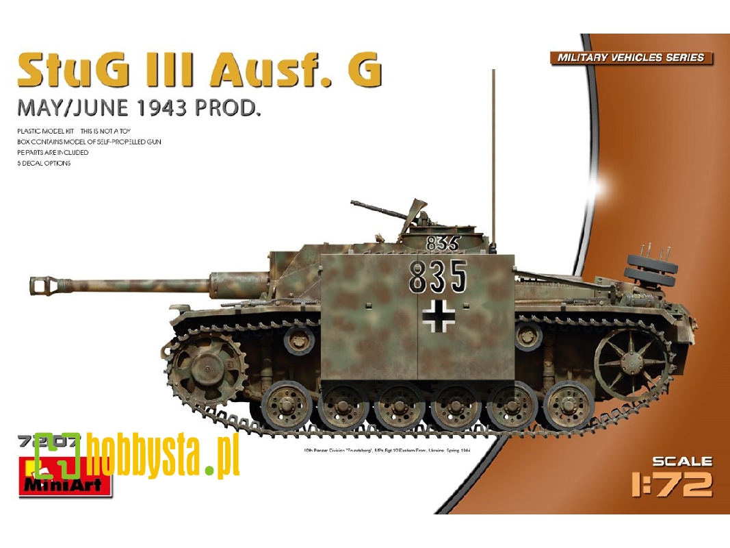 Stug Iii Ausf. G May/june 1943 Prod. - zdjęcie 1 Stug Iii Ausf. G May/june 1943 Prod. - zdjęcie 1